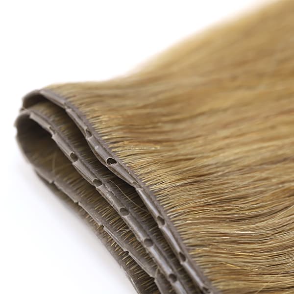 Seamless Xo Butterfly Weft Extension Double Drawn Russian Remy Hair 