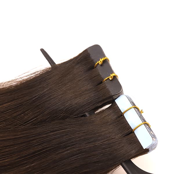 Best Professional Dark Brown Tape In Hair Extensions 16 Inch