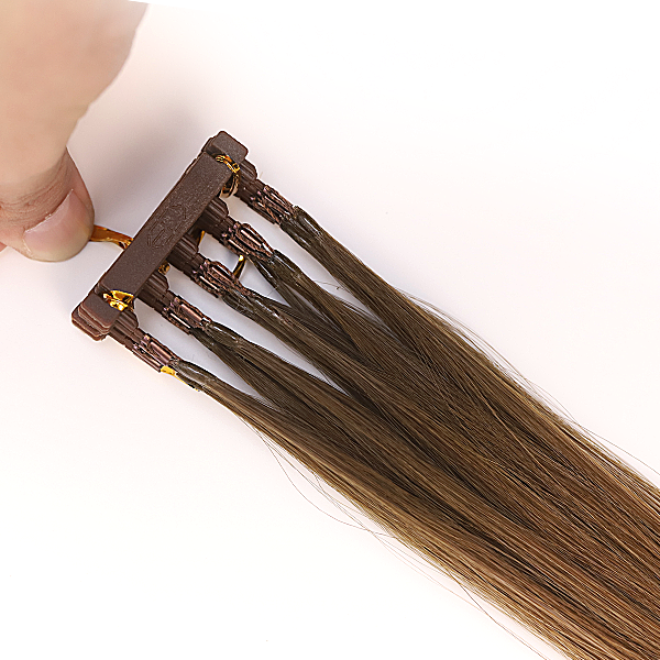 Wholesale 6D Human Hair Extension Russian Natural Human Hair