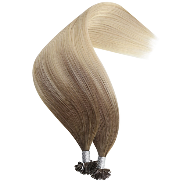 Russian Straight U Tip Hair Pre Bonded Raw Cuticle Aligned Human Hair Extension