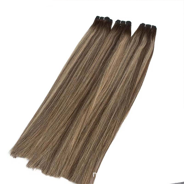 Virgin Hair Extensions for Women Balayage Machine Weft