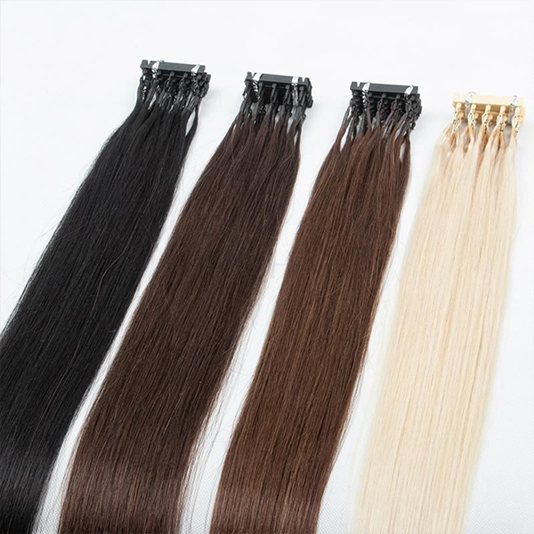 Factory Wholesale High Quality 6D Remy Human Hair Extension