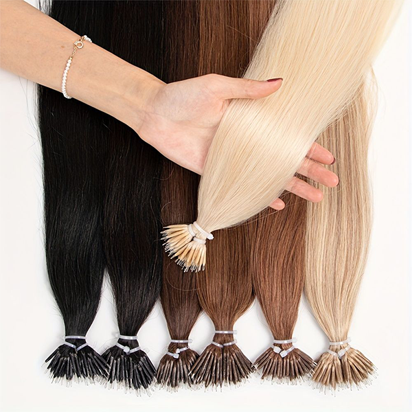 Luxury Nano Ring Hair Extensions Double Drawn with Full Cuticle