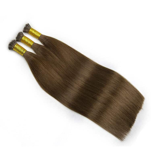European Virgin Hair Pre Bonded Hair Extensions One Donor Double Drawn Hair