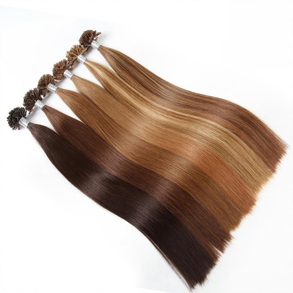 Pre Bonded U-Tip Hair Extensions 100% Human Hair for Women Hair Extension