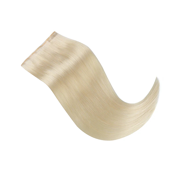 European Remy Human Hair Skin Weft Invisible Clip in Extension