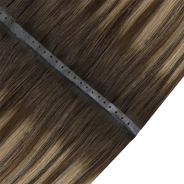 Seamless Butterfly Weft Virgin Russian XO Extension Human Hair Butterfly Weft
