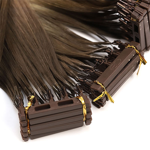 Cuticle Aligned 6D Hair Extension Prebonded Hair Factory Natural Color